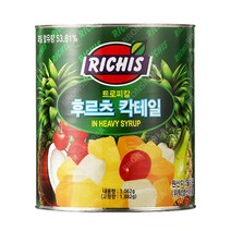 동서 리치스 후르츠칵테일 (대), 1캔, 3kg, 단품