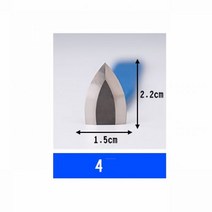 도예키트 홈 도자기 만들기 도구 풀세트 점토 색깔 업그레이드 된 도자기 텅스텐 스틸 나이프 슈퍼 하드 내마모성 세라믹 빈 조각 수리 모델링 석고 터닝 도구, 4