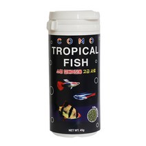 특허받은 프리미엄 열대어사료 COMO 45g, 45gX1개