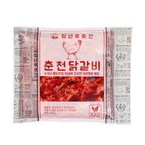 [춘천닭갈비] 볶음용 양념 닭갈비 600g x 1 (춘천직송), 단품