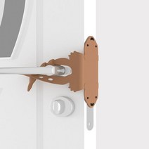 구디푸디 방문 도어락 닫힘 소리방지 문쾅 소리 충격 방지 실리, 색상:화이트, 상세 설명 참조