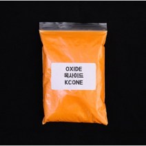 OXIDE 운모파우더 100g 대용량 벌크상품(레진아트/석고공예/왁스공예/양초공예 파우더가루)마이카 파우더, 오렌지