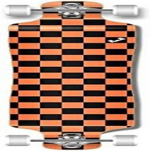 Yocaher BlankChecker Complete Lowrider 스케이트보드 Longboard Cruiser Black Widow Premium 80A 그립 테이프 알루미늄, 완료 - 로우라이더 - 15 -