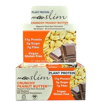 뉴고 슬림 단백질바 글루텐 프리 크런치 땅콩 버터 프로틴바 45g x12개입