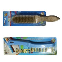 쇠솔 황동솔 금속브러쉬 모음 철브러쉬 황동브러쉬 나무손잡이 플라스틱핸들, 황동브러시중형1개