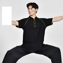 무술 티셔츠 반팔 의류 쿵푸 셔츠 클래식 유니폼 남자 여름 통기성