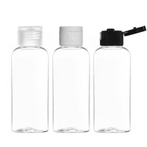 원터치캡용기 30ml 50ml 60ml 75ml 80ml 100ml 똑딱이공병 어매니티공병, 1개, 50ml투명용기 원형 투명캡