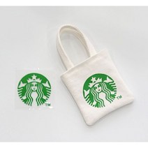 열전사지 PU필름전사지 스타벅스 열스티커, 화이트