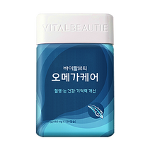 바이탈뷰티 오메가케어 120캡슐 한달분_엔쵸비100프로, 1개