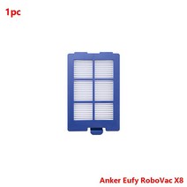 Anker Eufy RoboVac X8 하이브리드 로봇 진공 청소기 메인 브러시 사이드 브러시 HEPA 필터 메인 브러시 교, 02 pc