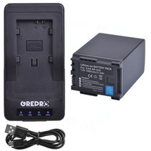 100 mAh BP-828 BP828 배터리 + BP 2900 배터리 충전기 캐논 VIXIA GX10 XF400 XF405 HFG30 HFG40 HF G50 HF G60 HF, Charger and 1Battery