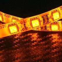 가격) 5050 LED바 옐로우LED 12V용 3칩 삼항 (10cm당 포굿드라이브, 옵션/검띠_10cm(기본연결발송)