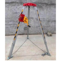 맨홀 구조용 삼각 도르래 공사장 지하터널 하수구, 1800파운드 구조 삼각대