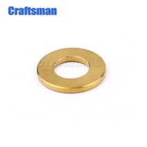 1Pcs Craftsman M5 M6 M8 M10 티타늄 플랫 와셔 DIN912 자전거 오토바이 부품에 대 한 스페이서, 01 금_01 M4