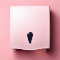 센트라 점보롤 디스펜서 5종 + 점보롤 화장지 1롤 세트, 핑크