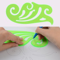 1P 학용품자 파도 모형자 구름 모형자 운형자 자