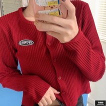 가바바 여성 미디가디건 라운드 형태로 쇄골 부각이 좋은 데일리 가디건 G59765