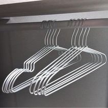 무지타입 가벼운 알루미늄옷걸이 5P, 어깨 끈걸이형(5개)