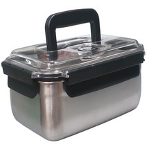 락앤락숨쉬는김치통 스텐김치통 직사각 중대형 사이즈선택, 1개, 6L