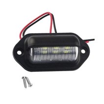 캠핑카 계단 트레일러 카라반 계단 스텝6 led 라이센스 번호판 조명 미등 카고 219, 1개