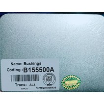 자동차변속기 transpeed 10 pcs dpo al4 자동 변속기 청동 부싱 키트 푸조 307 시트로엥 르노 자동차 액세서리, b21500a