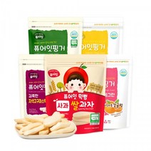 퓨어잇 아기과자 4봉 균일가전, 02.과일떡뻥랜덤4봉