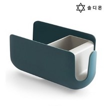 솔디몬 헤어 드라이기 거치대 걸이 욕실 벽걸이 화장실 부착식, 1개, 1.라운딩 드라이어거치대(그린)