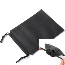 양쪽 스트링 부직포 파우치 30P 블랙 부직포주머니 부직포봉투 부직포백