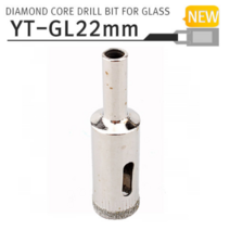 다이아몬드 코아드릴 비트 GL 22mm 유리 타일 홀쏘