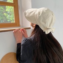 ZZJJC 반원형 페이스 커버 버킷햇 리본 캡 썬캡양모자녀