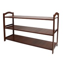 와이디무역 다용도 최고급우드 정리대 생활용품 장난감 정리, 최고급우드(중4단)