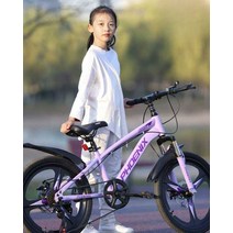 22인치자전거 경량 중학생 여성용, 레드블랙 18인치