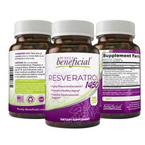 resveratrol1450 - 90일 공급 강력한 항산화제 1회 제공량당 1450mg 트랜스-레스베라트롤 노화 방지 촉진 심혈관 지원 최대 효과(1병)