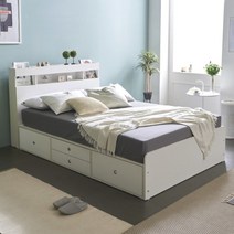 아윈 높은헤드서랍 침대 D 프레임, 단품