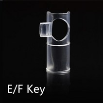 SevenAngel 플루트 송풍기 마우스 피스 휘슬 초보자용 블로우 대나무 dizi 블로잉 보조 도우미, [03] E F KEY