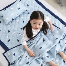 [보웰 베이비랩] 풍기인견 스칸디 여름 아기이불 인견패드 세트 3종 택1, 색상:캣가든