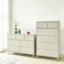 카멜레온퍼니처 비비드 800 5단 1200 3단 광폭 서랍장, 다크그레이화이트