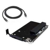 외장형GPU 그래픽카드 박스 egpu 휴외장그카드도스테션이 DC킹원 TH3P4이 GPU 독 Thunderbolt 호환 34 40Gbps, 한개옵션0