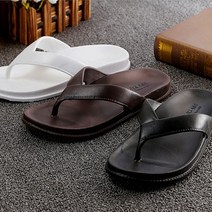 조리 커플 남자 여자 M708B 가죽 여름샌들 쪼리슬리퍼