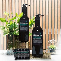 수앤 오리진블랙 리얼 단백질 볼륨샴푸 700mlx4개, 4개, 700ml