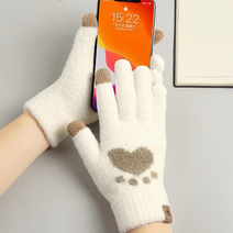 땡땡 하트 터치장갑 4color 스마트폰 터치장갑