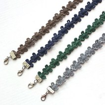 [청라핸즈] 마스크 꽃레이스 목걸이줄 완재품(성인용)2, 그린