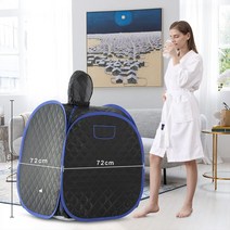 휴대용 경량 스팀 사우나 버킷 접이식 욕조 텐트 홈 스파 목욕 체중 감소 및 디톡스 치료, 02 EU Plug