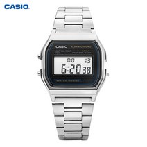 카시오 CASIO A158WA-1DF (A158WA-1) 디지털 공용 메탈시계 32X25mm