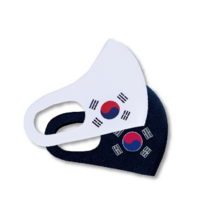 패션 태극 마스크 택1 화이트 블랙 자외선 차단 다회용 연예인 3D디자인 통기성 세탁 가능 단독 포장