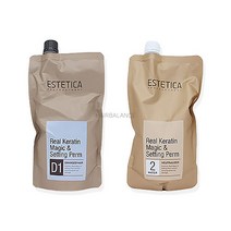 에스테티카 리얼 케라틴 매직 앤 세팅펌 극손상용 500ml, 1개