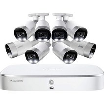 Lorex 4K 보안 카메라 시스템 8채널 2TB NVR 8개의 실내외 유선 IP PO, 8 Count (Pack of 1)