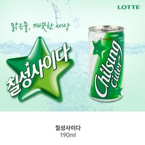 롯데 칠성사이다, 30캔, 190ml