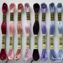 [원단쟁이] DMC자수실 면사(25번사) 8M (150~159) E28, 158