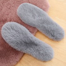 발을 따뜻하게 체온이 쑥쑥 올라가는 1Plus1 발 동상 방지 방한 보온 양모 토끼털 깔창